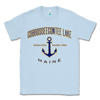 Dusty Blue cobbosseecontee lake me pullover hoodie Classic Tee - linhVisuals