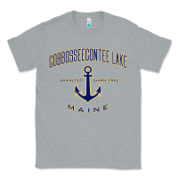 Heather Grey cobbosseecontee lake me pullover hoodie Classic Tee - linhVisuals