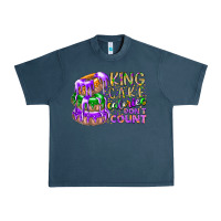 Midnight Navy king cake calories dont count Urban Heavy Tee - RacoonDesign
