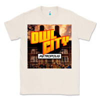 Natural Owl City Adam Young Classic Tee - linhVisuals