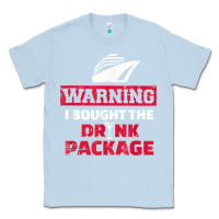 Dusty Blue cruise drinking package t shirt Classic Tee - linhVisuals