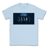 Dusty Blue 311 megow Classic Tee - linhVisuals