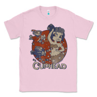 Bubblegum Pink cuphead cala maria airplane attack t shirt Classic Tee - linhVisuals