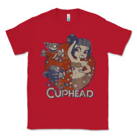Cuphead Cala Maria Airplane Attack T Shirt Classic Tee | Teevron