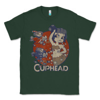 Sports Green cuphead cala maria airplane attack t shirt Classic Tee - linhVisuals