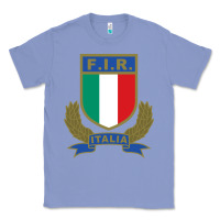 Colony Blue italian rugby federation Classic Tee - linhVisuals