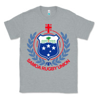 Heather Grey samoa rugby Classic Tee - linhVisuals