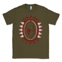 Army Green Union College Classic Tee - linhVisuals