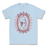 Dusty Blue Union College Classic Tee - linhVisuals