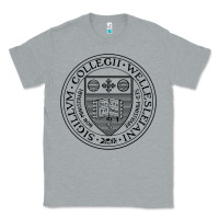 Heather Grey Wellesley College Classic Tee - linhVisuals