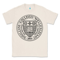Natural Wellesley College Classic Tee - linhVisuals