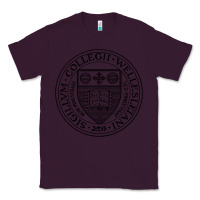 Plum Wellesley College Classic Tee - linhVisuals