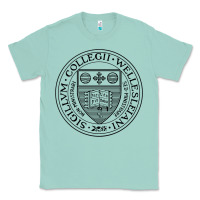 Seafoam Wellesley College Classic Tee - linhVisuals
