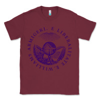 Burgundy Williams College Classic Tee - linhVisuals