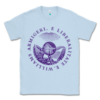 Dusty Blue Williams College Classic Tee - linhVisuals