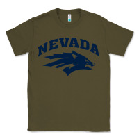 Army Green nevada wolf pack Classic Tee - linhVisuals