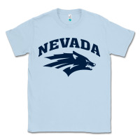 Dusty Blue nevada wolf pack Classic Tee - linhVisuals