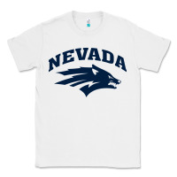 White nevada wolf pack Classic Tee - linhVisuals