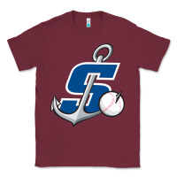 Burgundy stockton ports baseball Classic Tee - linhVisuals