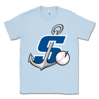 Dusty Blue stockton ports baseball Classic Tee - linhVisuals