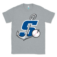 Heather Grey stockton ports baseball Classic Tee - linhVisuals