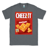 Charcoal Heather cheez it original box front sweatshirt Classic Tee - linhVisuals