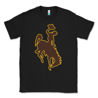 Black wyoming athletics Classic Tee - linhVisuals
