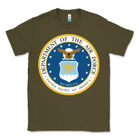 Army Green department of the air force Classic Tee - linhVisuals