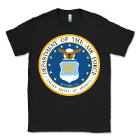 Black department of the air force Classic Tee - linhVisuals