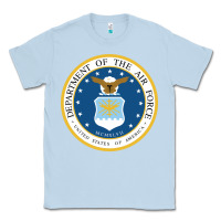Dusty Blue department of the air force Classic Tee - linhVisuals