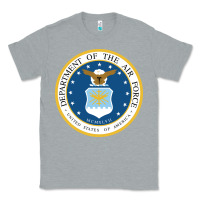 Heather Grey department of the air force Classic Tee - linhVisuals