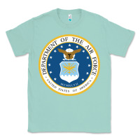 Seafoam department of the air force Classic Tee - linhVisuals