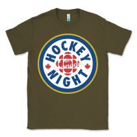 Army Green hockey night in canada 1 Classic Tee - linhVisuals