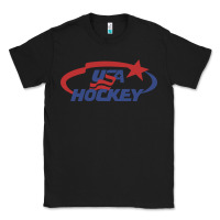 Black usa hockey Classic Tee - linhVisuals