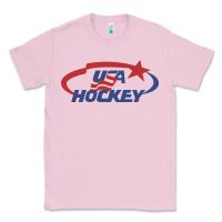 Bubblegum Pink usa hockey Classic Tee - linhVisuals