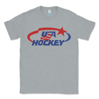 Heather Grey usa hockey Classic Tee - linhVisuals