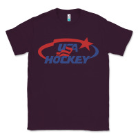 Plum usa hockey Classic Tee - linhVisuals