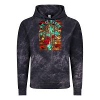 Cloud Black he is risen cross with roses background Vintage Hoodie - BarkalooDesign