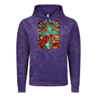Cloud Purple he is risen cross with roses background Vintage Hoodie - BarkalooDesign