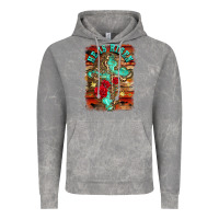Cloud Rock he is risen cross with roses background Vintage Hoodie - BarkalooDesign