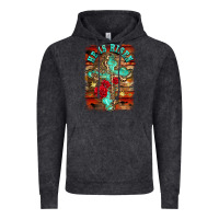 Vintage Black he is risen cross with roses background Vintage Hoodie - BarkalooDesign