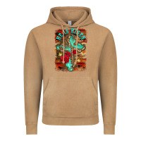 Vintage Camel he is risen cross with roses background Vintage Hoodie - BarkalooDesign