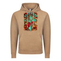 Vintage Coffee he is risen cross with roses background Vintage Hoodie - BarkalooDesign