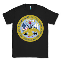 Black department of the army Classic Tee - linhVisuals