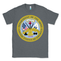 Charcoal Heather department of the army Classic Tee - linhVisuals