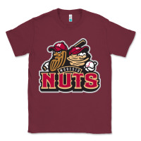 Burgundy modesto nuts baseball Classic Tee - linhVisuals