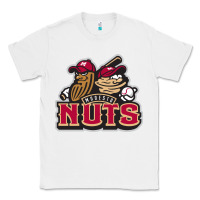 White modesto nuts baseball Classic Tee - linhVisuals