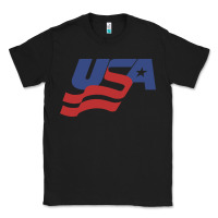 Black usa hockey simple Classic Tee - linhVisuals