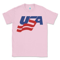 Bubblegum Pink usa hockey simple Classic Tee - linhVisuals