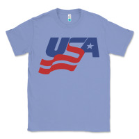Colony Blue usa hockey simple Classic Tee - linhVisuals